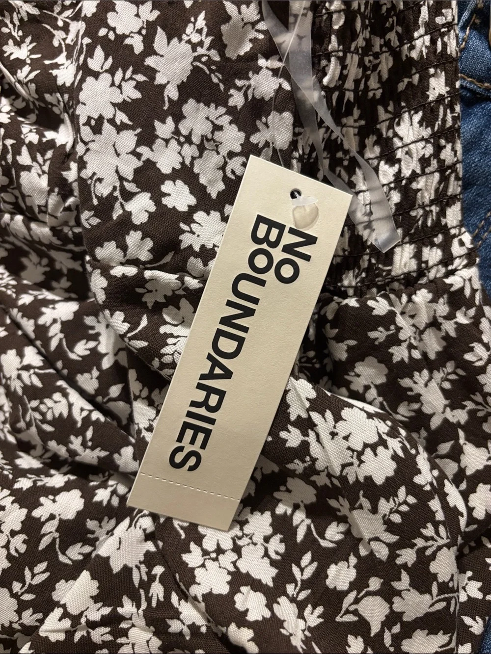 No Boundaries Fit and Flare Dress with Puff Sleeves - Size Large